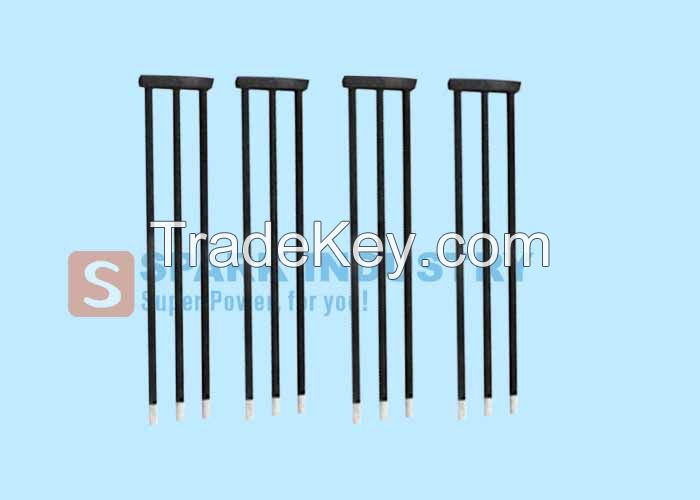 1550 C silicon carbide electric heating element, silicon carbide rod for industrial electric furnace