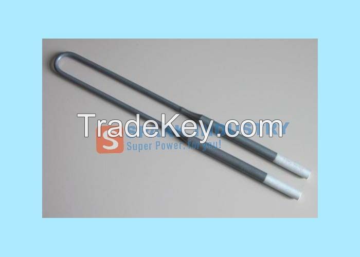 Molybdenum disilicide components for 1300-1700                  high temperature furnace                