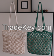 Wax Rope Braid Bag And Pu Bag