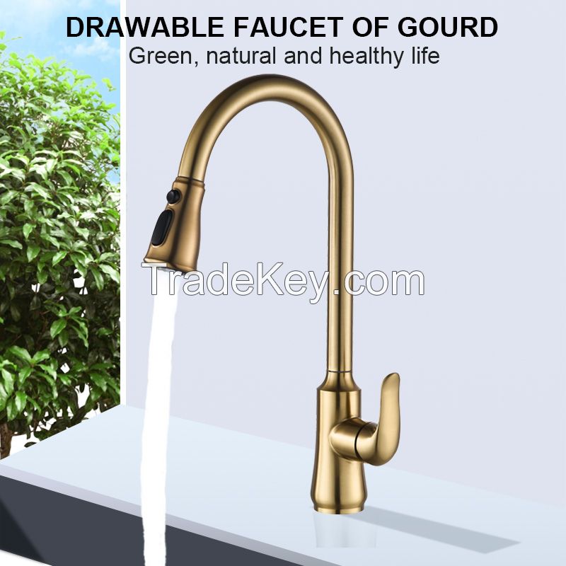 1201 The gourd pulls the basin faucet