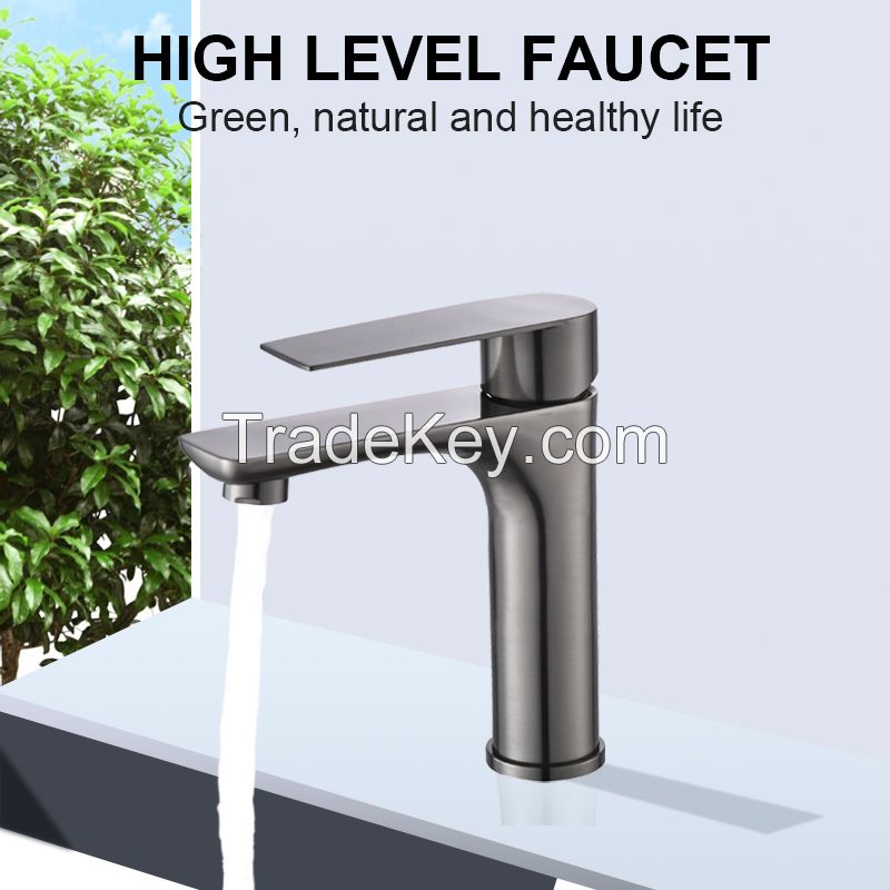 1102 High flat basin faucet