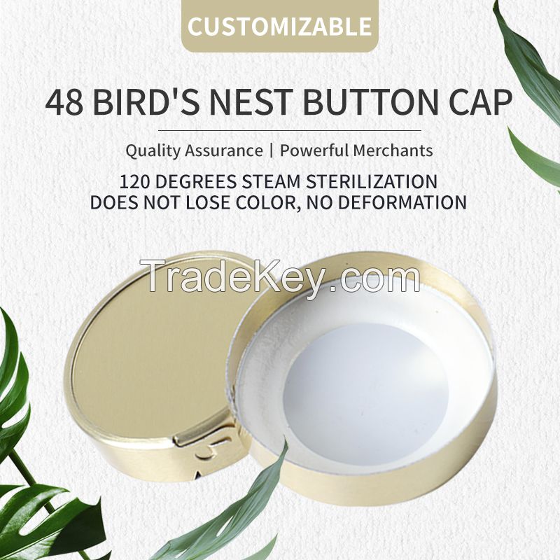 48 Bird's Nest Buckle Cover 120 Degrees Steam Sterilization Does Not Fade, Does Not Deform, Supports Customization Welcome To Consult