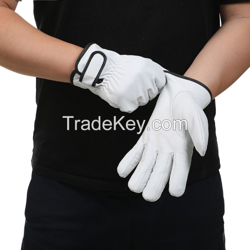 Factory Made Cheap Price High-Quality Custom Made Leather Working Gloves / New Arrival Men Leather Working Gloves