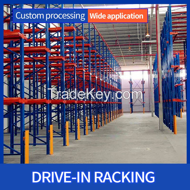 Drive in type shelves with high load-bearing capacity, welcome to customize