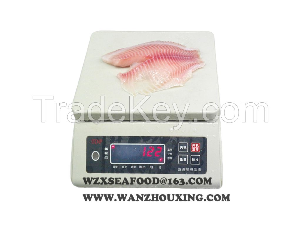 High Quality Frozen Tilapia  Fillet Orechromis Niloticus