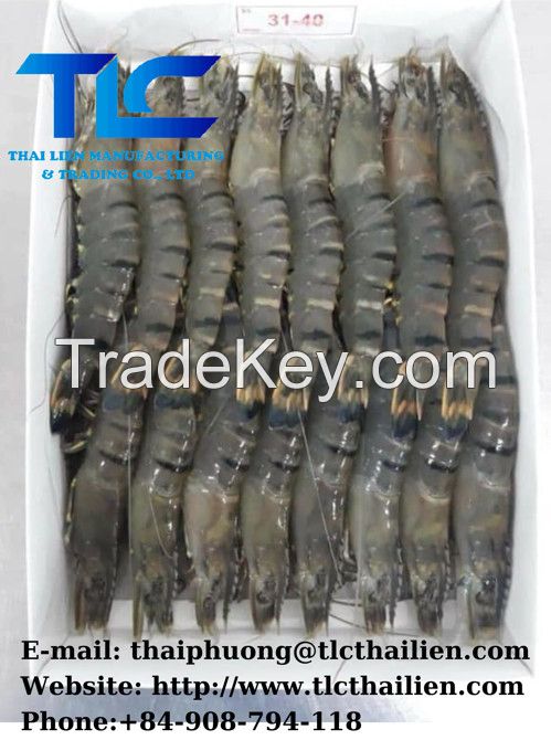 Black Tiger Shrimp (THAI LIEN COMPANY, Ms.Fiona: +84.908.794.118 )