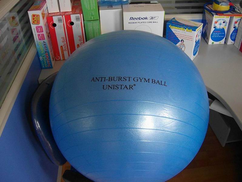 anti-burst gym ball in 55cm