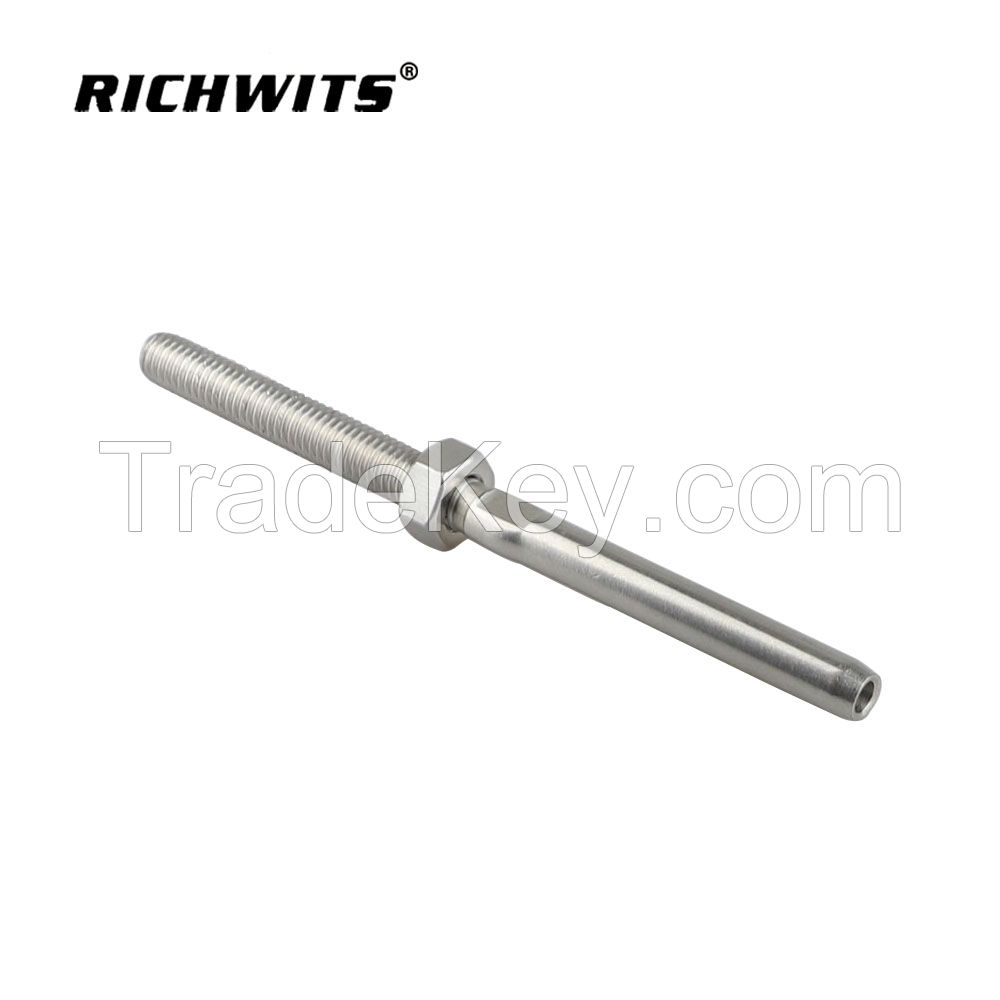 high quality Wire cable railing fittings stainless steel Swage Stud Terminal