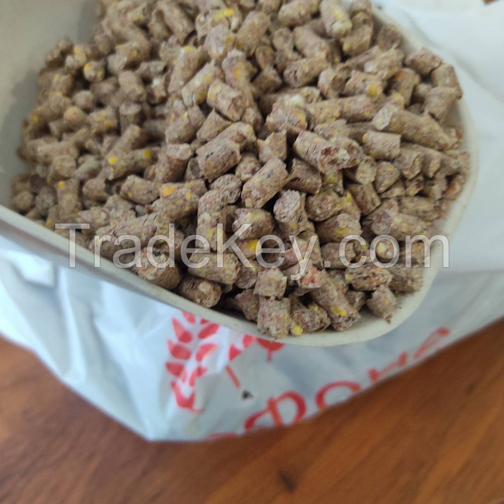 Maize pellets for biogas, animal feed or heating pellets