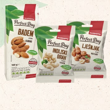 Different nuts snacks