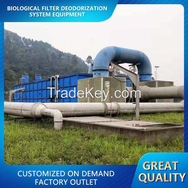 Odor treatment system equipment , biological filtration treatment process , support custom, reference price, please contact customer service for order and details Welcome to inquire