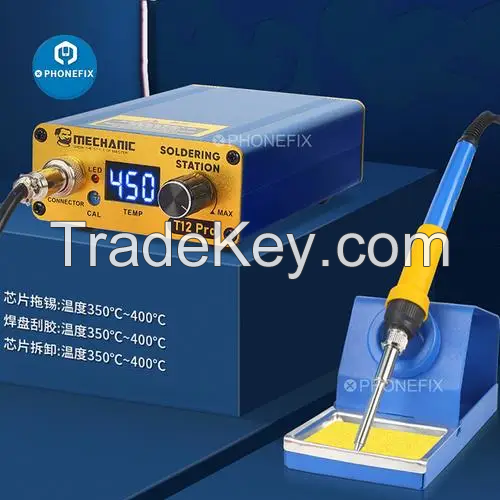 Mechanic T12 Pro Anti-Static Soldering Station With Iron Tip For Phone Repair