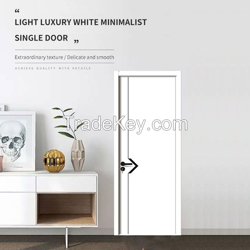 Hongdimu Light luxury white simple single door HD-009 Welcome to inquire