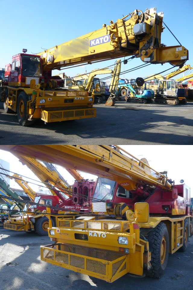 Kato 25 ton rough terrain crane