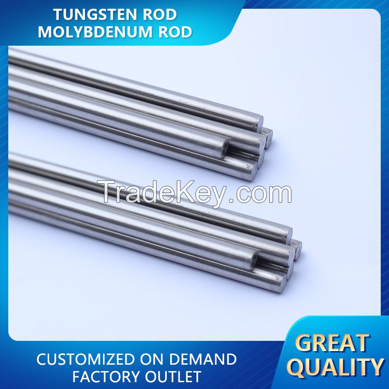 High quality tungsten rod tungsten bars hot sells custom size Hongjia Top quality tungsten alloy bars tungsten rods from Chinese manufacture              Fast delivery, customized according to the drawing              