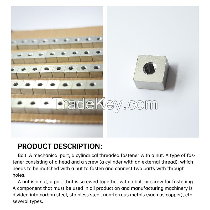 Manufacturer Supply High-Quality molybdenum bolt and nuts Factory Supply Custom Molybdenum Bolts and Nuts Type1
