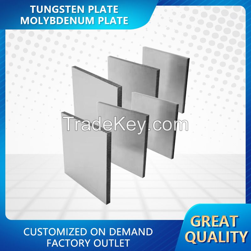 wholesale pure polished molybdenum parts molybdenum sheet stock Hongjia Hot sale wholesale high quality tungsten plate sheet Customize