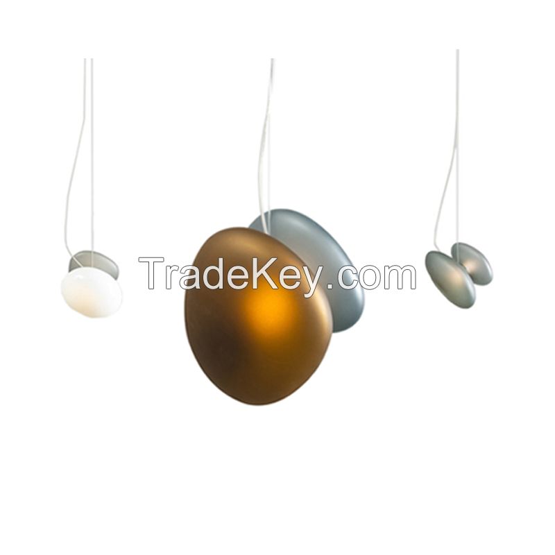 Postmodern Nordic Pendant Light Aluminum Round Hanging Indoor Lighting Chandeliers Dinning Table Decorative Pendant Lamp