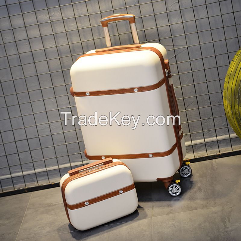 Wholesale Luggage Sets Vintage Hard High Quality ABS+PC 14+20/22/24/26 Travel Trolley Suitcase Luggage Sets
