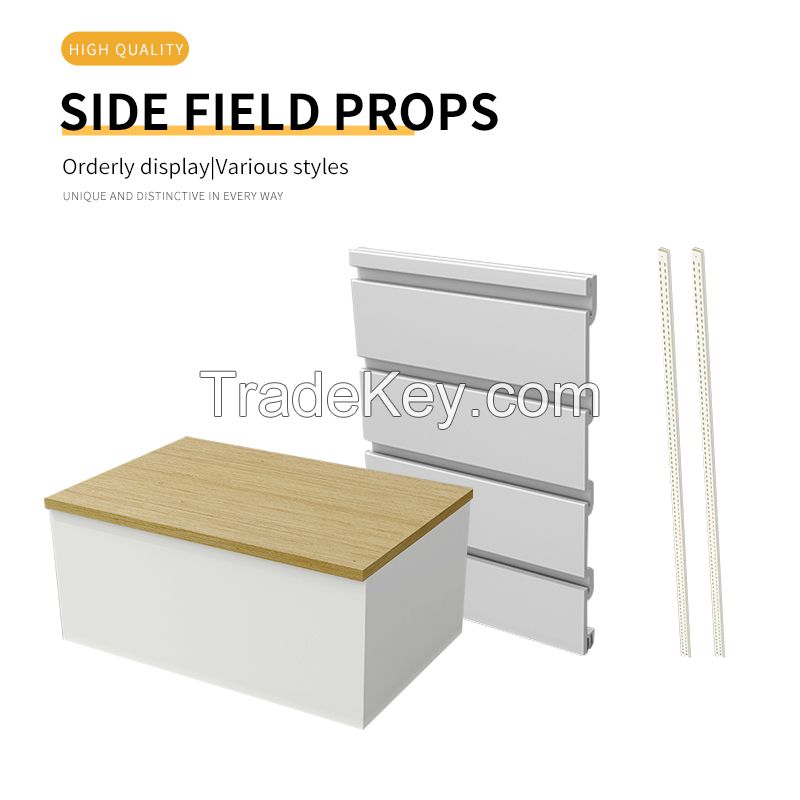 Wholesale Wooden Against The Wall Single Sided Retail Store Display Racks Supermarket Shelves Against The Wall Area-sidefield Props/prices Are For Reference Only/contact Your Email Address Before Placing An Order