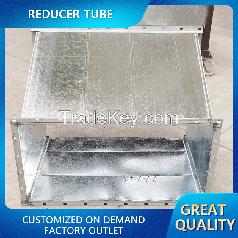 Chuan Kaihong-rectangular Silencer Duct For Air Conditioning Exhaust Pipes Galvanize Steel Ventilation Air Duct Reducer Tube/can Be Customized/price Is For Reference Only