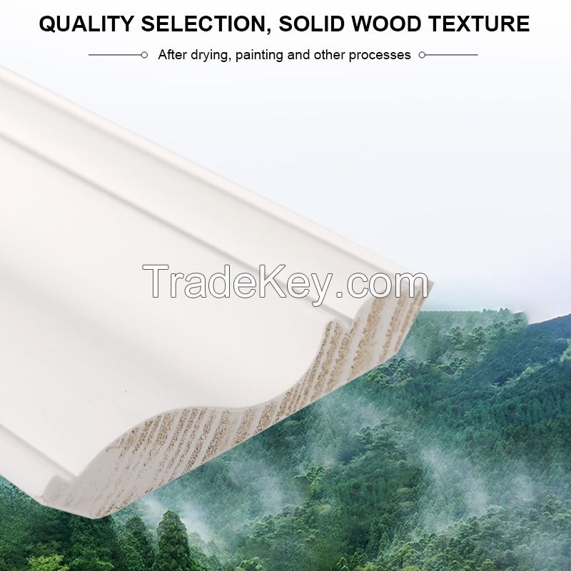 Wooden skirting line suitable for family house construction decoration