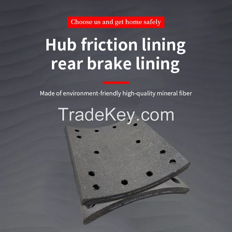 The wheel hub/rear brake pad has high temperature resistance and low wear.Ordering products can be contacted by mail.