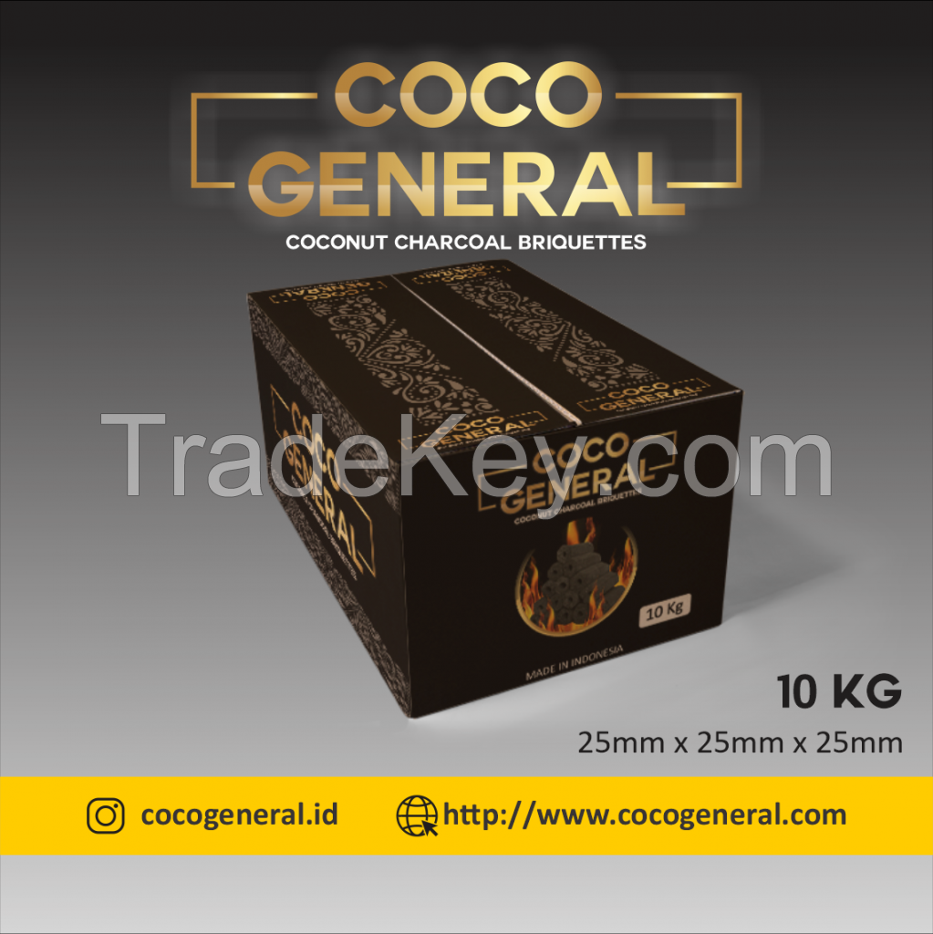 coconut briquette charcoal from indonesia