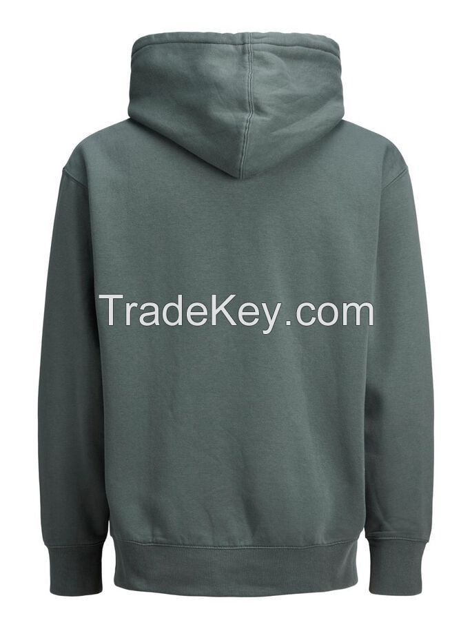 Color blocking men's sports sweatshirt hoodies wholesale price custom brand emboss logo cotton polyester hoodies