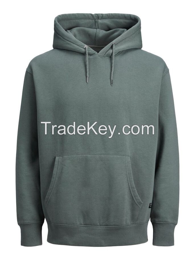 Color blocking men's sports sweatshirt hoodies wholesale price custom brand emboss logo cotton polyester hoodies