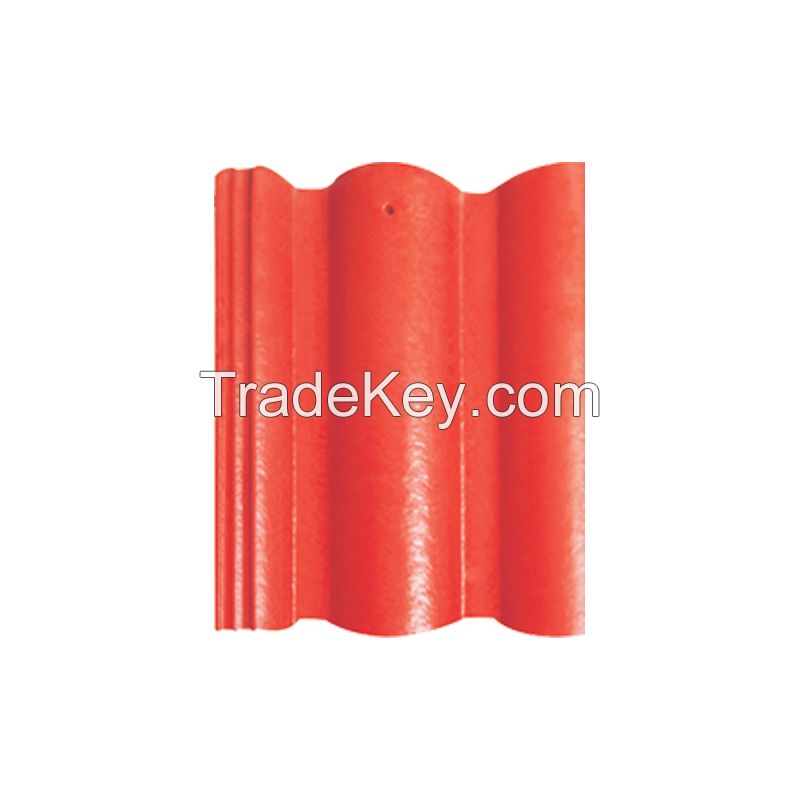 Zhongsheng Fukang-super strong sheet Embossed 2 or 3 Layers Synthetic resin roofing sheet spanish roofing tile pvc plastic roof tile Big Bowa/Customized/Prices are for reference only/Contact customer service before placing an order
