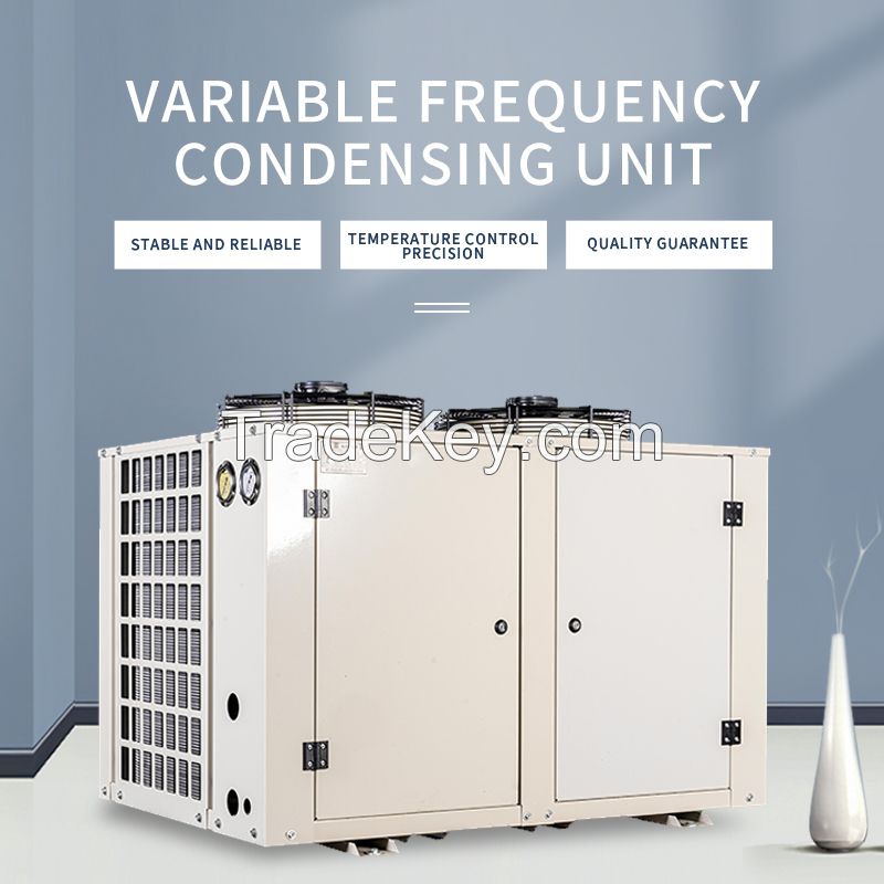 Wall Mounted Refrigeration Unit With Variable Frequency Drives For Cold Room