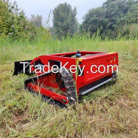 China Manufacturer Rubber Track Remote Operated Slope Mower (SSC800-150) with Best Price