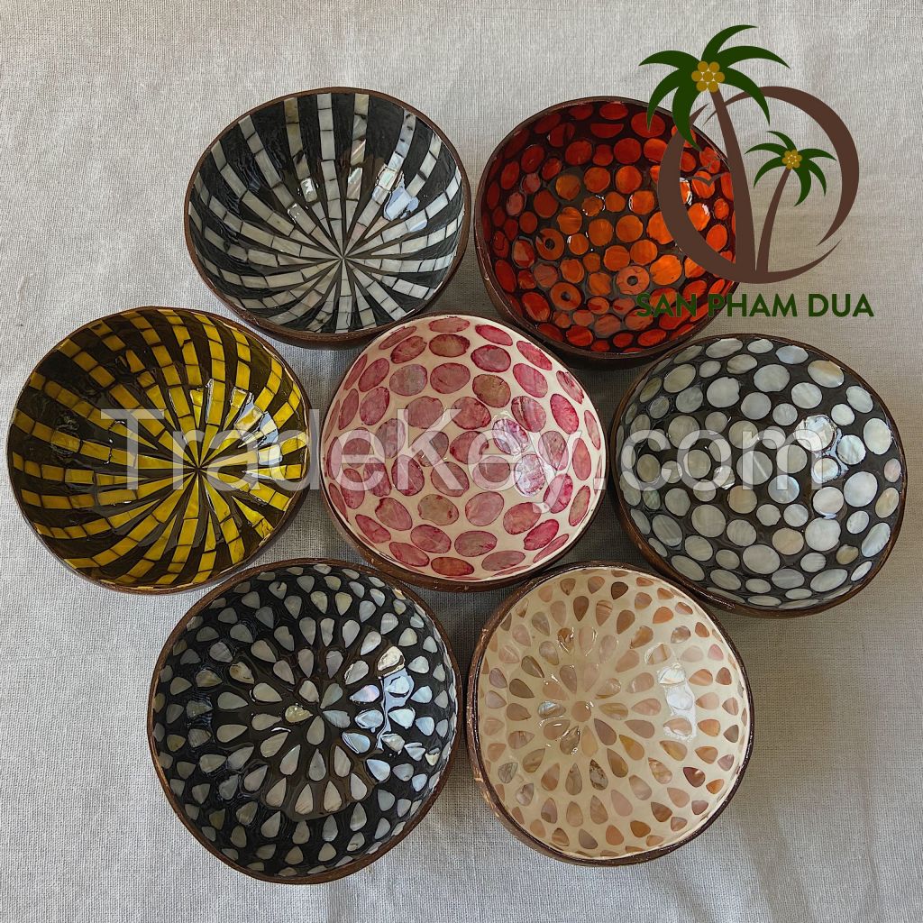 coconut shell lacquer bowl