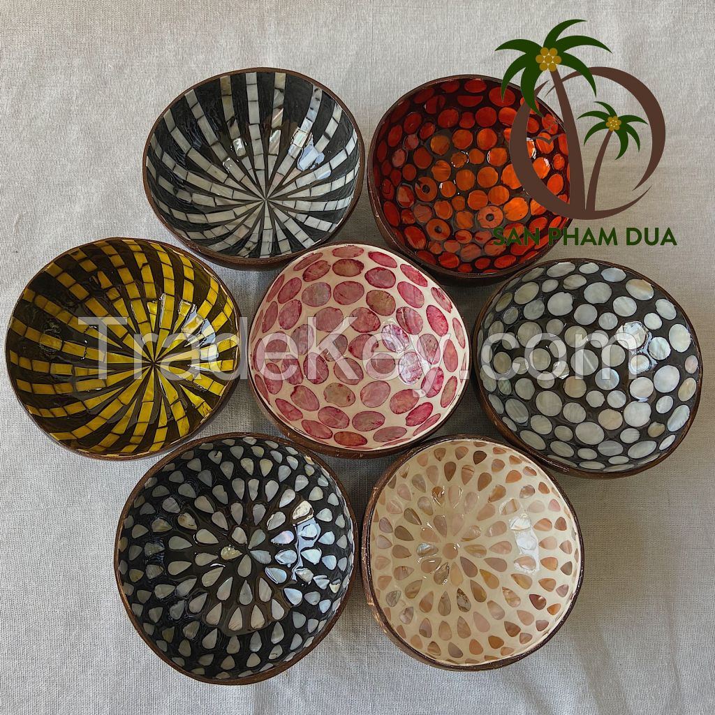 SUPPLIER COCONUT SHELL LACQUER BOWL 