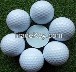 2-piece glow in dark LED golf ball for night use 