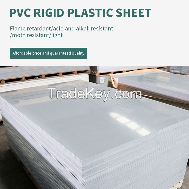 PVC rigid plastic plate building material .Ordering products can be contacted by mail.