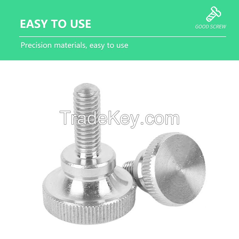 M4 straight-grain hand-screwed acyclic screw hardware tool .Ordering products can be contacted by mail.