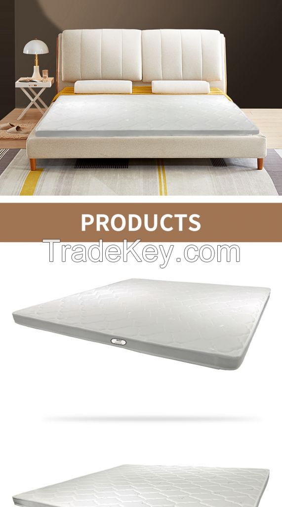 Spring mattress Apartment rental special 8cm thick double bed hard coconut natural latex Simmons mattress