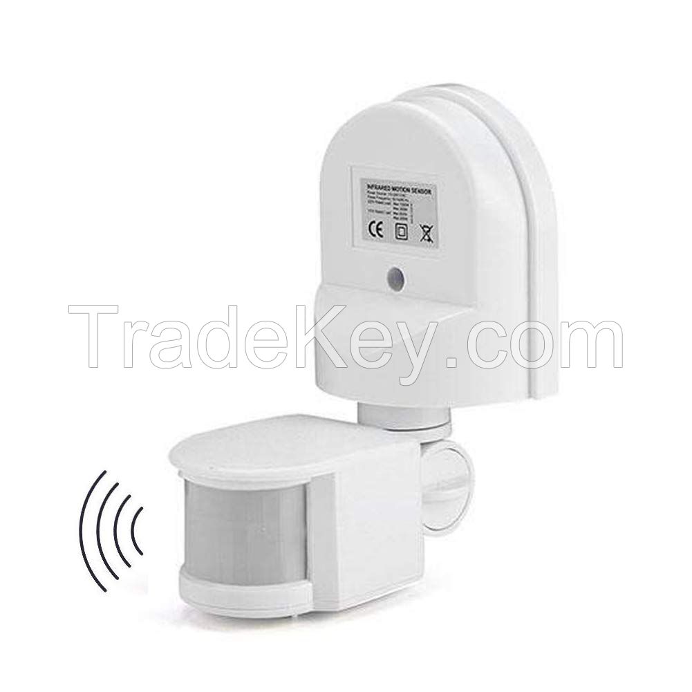Quick Sense (Qs-11): 180` Wall-Mount PIR Motion Switch(Multiple Angle Rotatable) , White