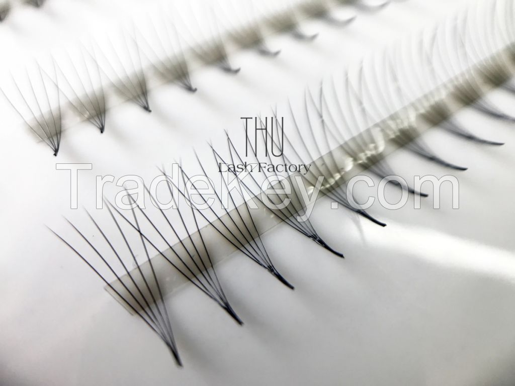 Premade fans 3D to 20D eyelashes extensions | 0.07 | 1000 fans (Loose)