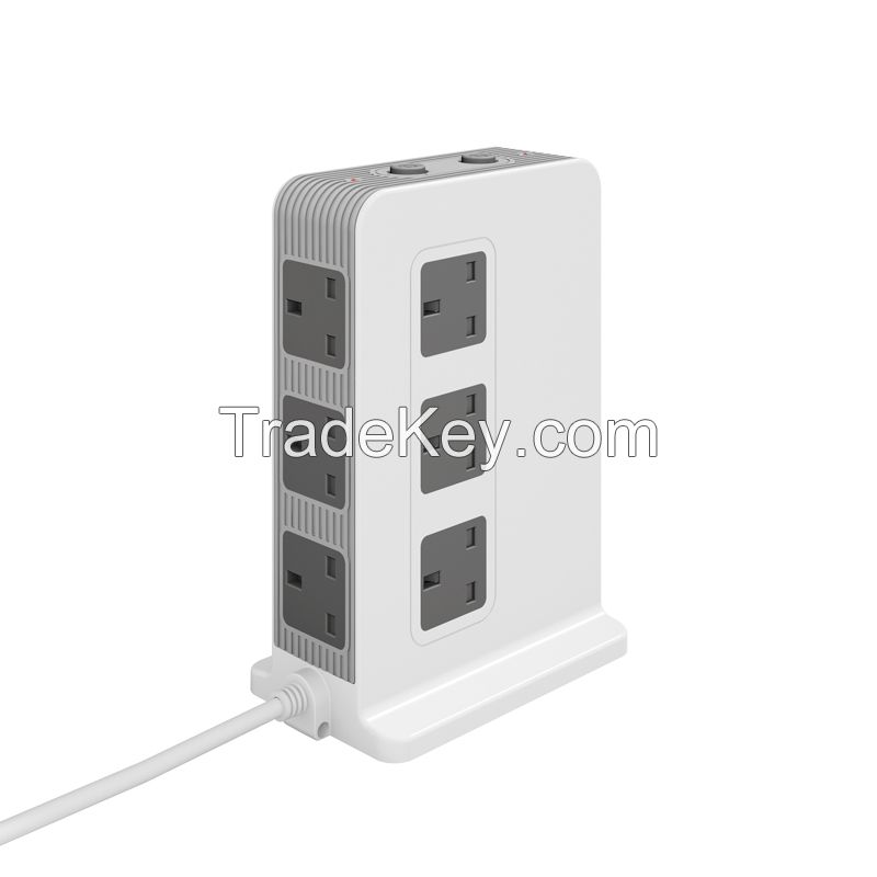 Jeostorm power tower socket 11 sockets 2 USB