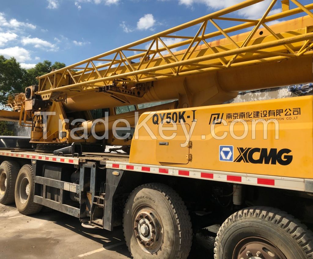 50Ton Chinese Used truck crane XCMG QY50K High quality