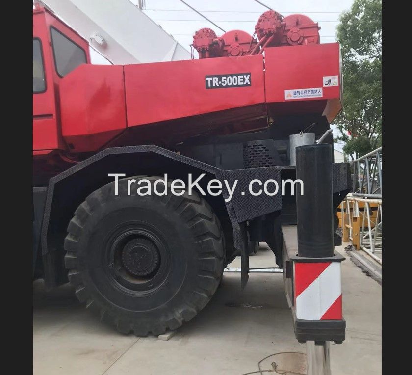 50ton Used Rough Terrain Crane Tadano Tr-500ex 4 Pcs For Sale