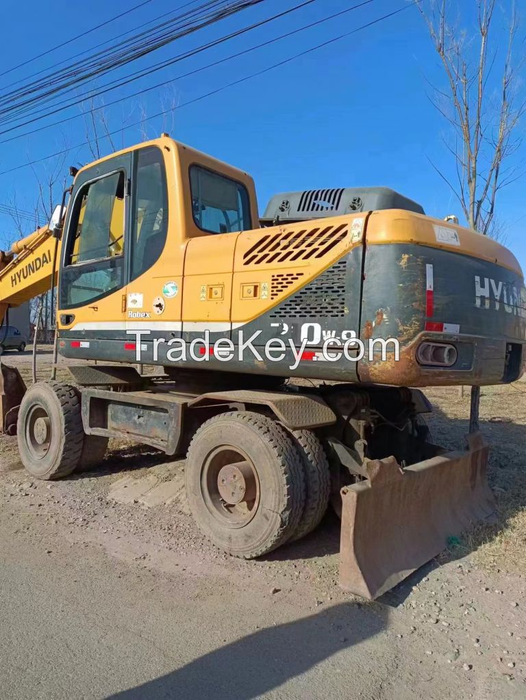 used wheel excavator R210-9 hydraulic excavator
