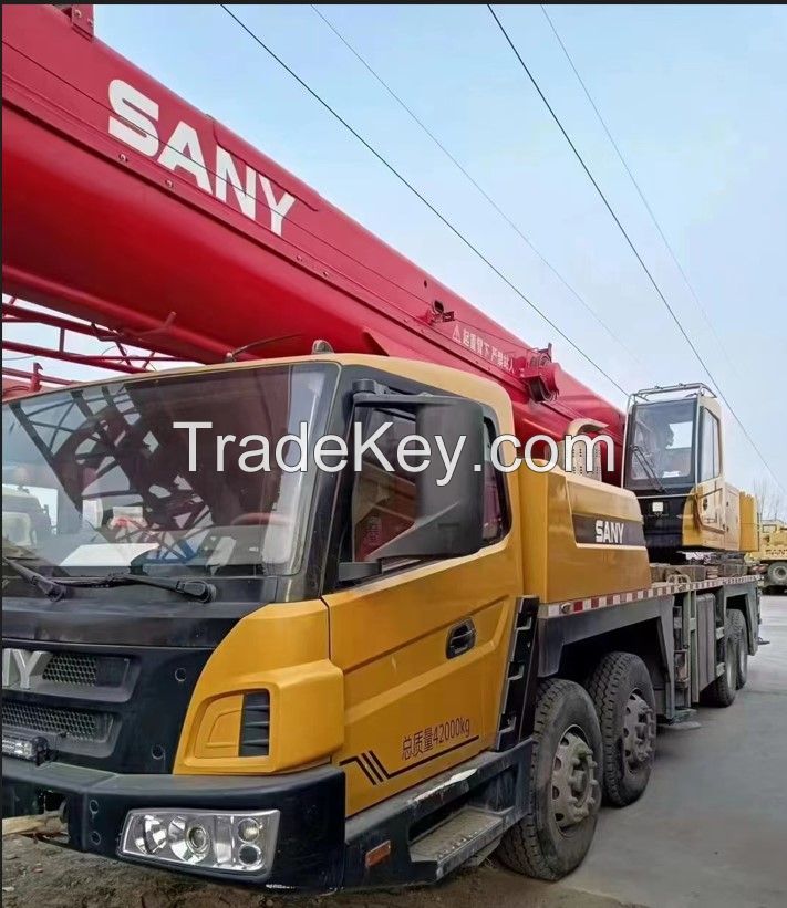50ton Sany used truck crane with high quality STC500E New model crane