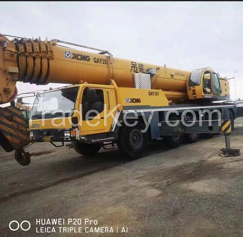 used 200Ton crane XCMG QAY200 big crane made in China Used mobile crane for sale