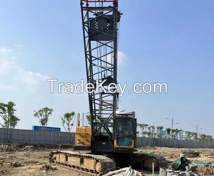 55ton Sany used crawler crane SCC550C with fully boom 52m Sany 55ton used crane for sale