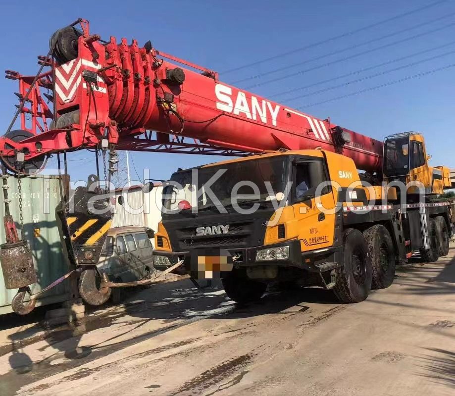 Sany 75ton STC750A used crane 75Ton all terrain crane with high quality