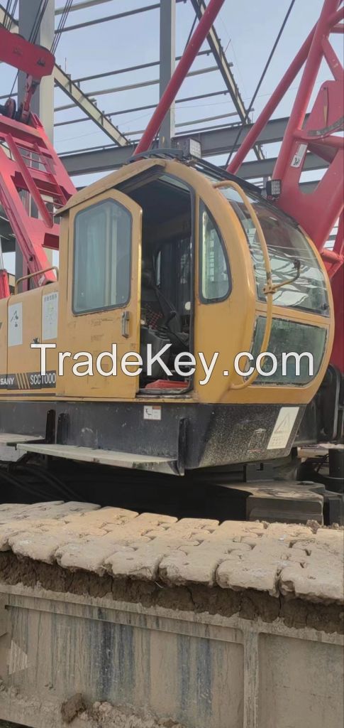 SANY 100Ton used crawler crane SCC1000C 100ton Sany used crawler crane